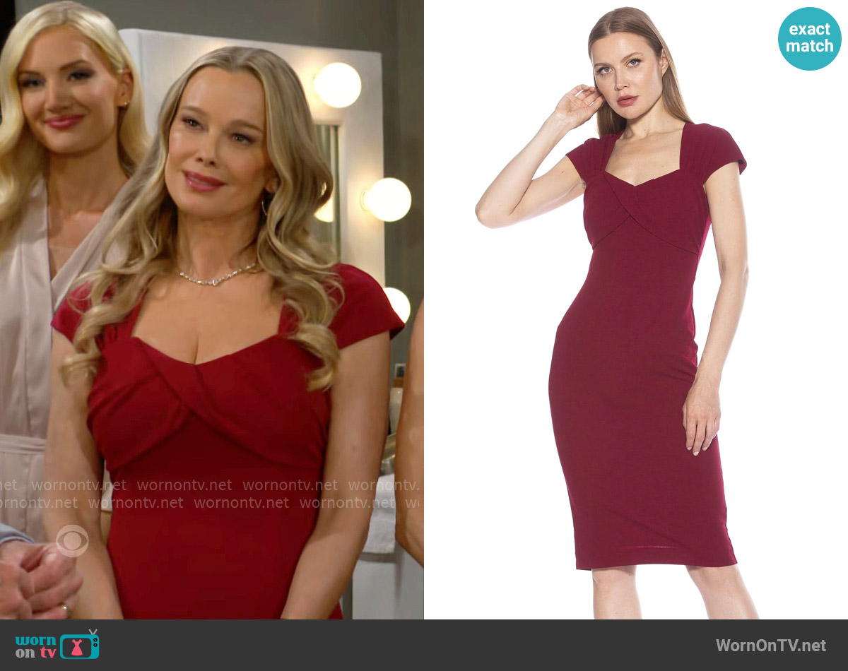 Alexia Admor Josie Dress worn by Donna Logan (Jennifer Gareis) on The Bold and the Beautiful
