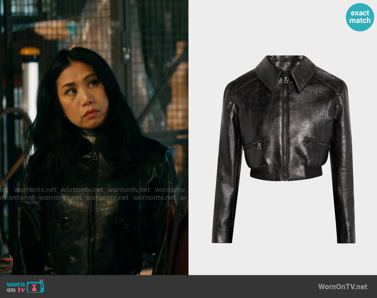Alice + Olivia Hyde Jacket worn by Melody Bayani (Liza Lapira) on The Equalizer