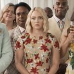 Alice’s floral sequin dress on Grosse Pointe Garden Society