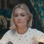 Alice’s white floral pajama top on Grosse Pointe Garden Society