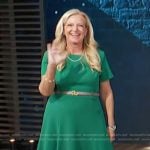 Alison Tressl’s green dress on Access Hollywood