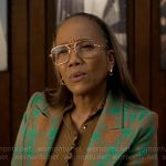 Amanda’s green plaid blazer on Will Trent