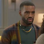 Andre’s ombre cardigan on Beyond the Gates