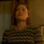 Angie’s chevron striped sweater on Will Trent