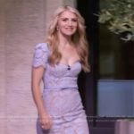 Annaleigh Ashford’s blue lace dress on Live with Kelly and Mark