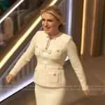 Annaleigh Ashford’s white bow embellished dress on The Drew Barrymore Show