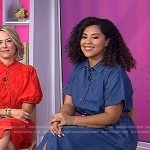 Arianna’s denim shirtdress on Today