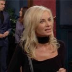 Ashley’s black cutout top on The Young and the Restless