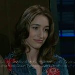 Ashley’s bandana denim jacket on Beyond the Gates