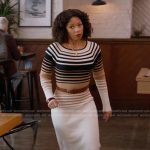 Ava’s striped dress on All American
