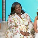 Beverly’s floral print maxi dress on Tamron Hall Show
