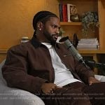 Big Sean’s brown jacket on Today