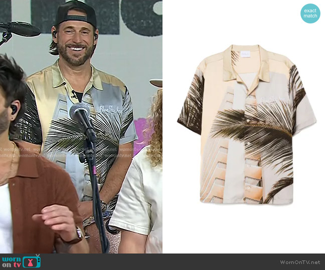 Blue Sky Inn Graphic-print Shirt worn by Scott Thomas on Today