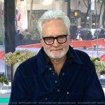 Bradley Whitford’s navy corduroy shirt on Today