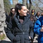 Brianna Joye’s black puffer down coat on Today