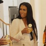 Brit’s double breasted tweed blazer on The Real Housewives of Atlanta
