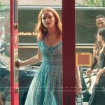 Bronte’s blue floral print dress on You