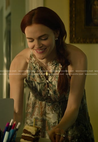 Bronte’s paisley print dress on You
