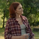 Bronte’s red plaid shirt on You