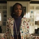 Catherine’s tulip print blazer on Grosse Pointe Garden Society