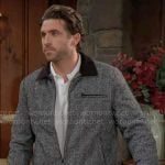 Chance’s herringbone jacket on The Young and the Restless