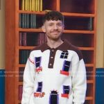 Chris Perfetti’s house knit sweater on Good Morning America