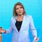 Christine’s blue linen blazer and pants on Today