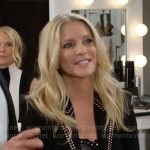 Christine’s black studded blazer on The Bold and the Beautiful