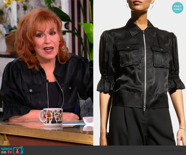 Cinq a Sept Holly Cropped Jacket worn by Joy Behar on The View