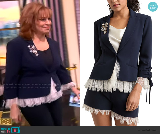 Cinq a Sept Roxie Le Petite Blazer worn by Joy Behar on The View