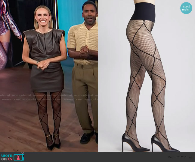 Commando Diamond Net Tights worn by Keltie Knight on E! News