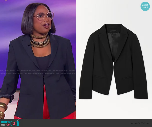 Cos The Deconstructed Blazer worn by Jennifer Hudson on The Jennifer Hudson Show