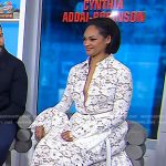 Cynthia Addai-Robinson’s white lace dress on Today