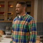 Junior’s green plaid shirt on Poppas House
