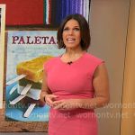Dana Jacobson’s coral dress on CBS Mornings