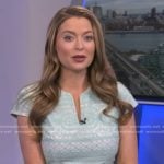 Dani’s green embroidered dress on Good Morning America