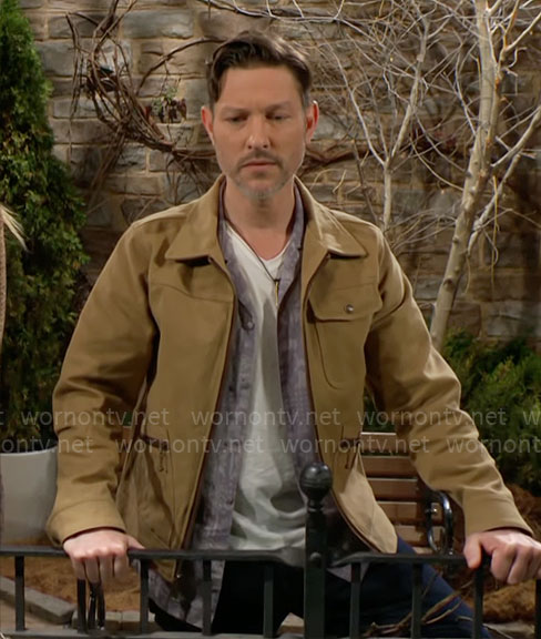 Daniel’s patch pocket jacket on The Young and the Restless