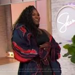 Danielle Brooks’ distressed denim coat on Sherri