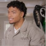 Deion’s embroidered jacket and pants on All American