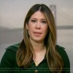 Deirdre’s green ribbed polo dress on NBC News Daily