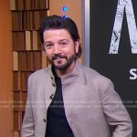 Diego Luna’s grey jacket on Good Morning America