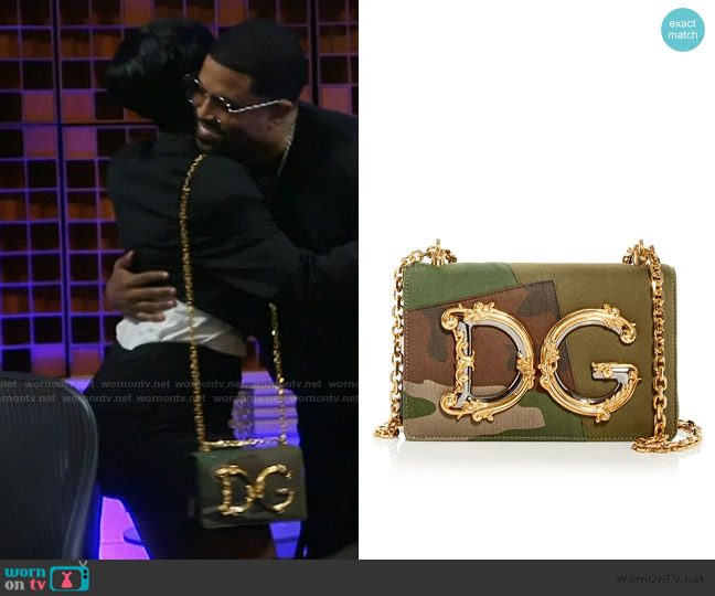 Dolce & Gabbana Camo Print Shoulder Bag worn by Shamea Morton Mwangi on The Real Housewives of Atlanta