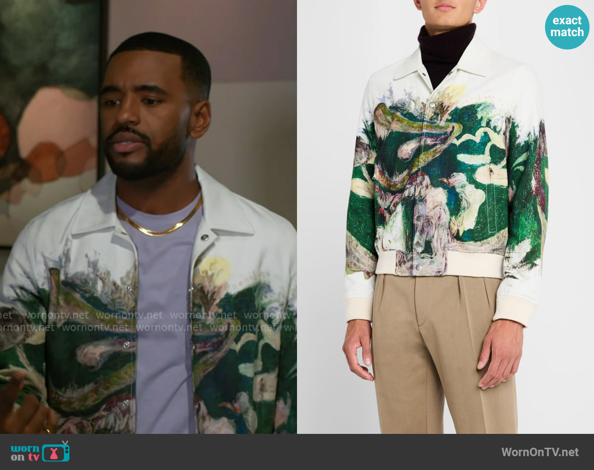 Domrebel Pondscum Bomber Jacket worn by Andre Richardson (Sean Freeman) on Beyond the Gates