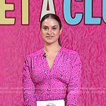 Donna’s pink print top on Today