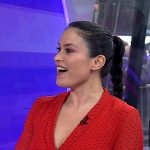Donna’s red polka dot wrap dress on Today