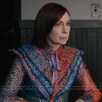 Elsbeth’s multicolored eyelet blouse on Elsbeth