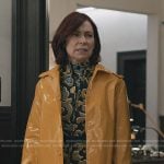 Elsbeth’s yellow coat on Elsbeth