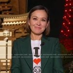 Eva’s green blazer on Good Morning America