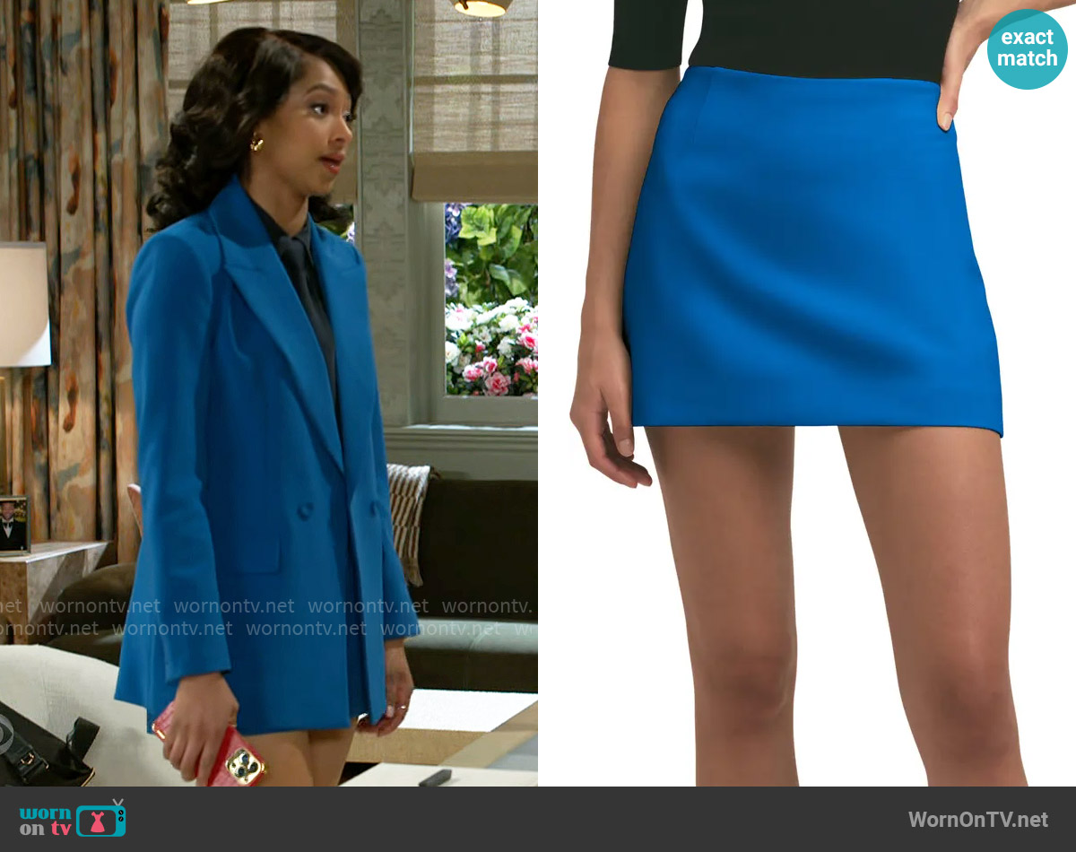 Favorite Daughter Favorite Skort in Sapphire worn by Kat Richardson (Colby Muhammad) on Beyond the Gates
