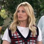 Gemma’s plaid sweater vest on The Neighborhood